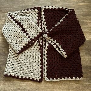 Handmade Crochet Hexagon Sweater
